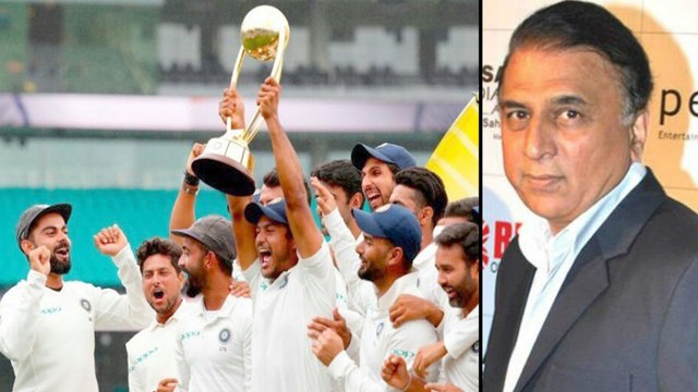 India vs Australia : Kohli Lifting Trophy Brought Tears To Sunil Gavaskar’s Eyes | Oneindia Telugu