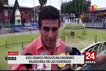 Loreto: sismos provocaron rajaduras en viviendas