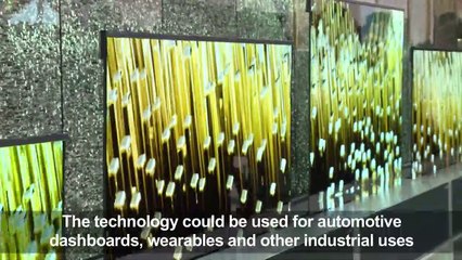 Tech firms see good times as flexible displays roll and fold