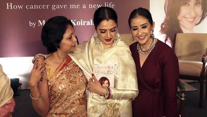Manisha Koirala launches book on cancer 'Healed'