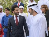 فيديو محمد صلاح يتسلم جائزة أفضل رياضي عربي من حمدان بن محمد (فزاع)