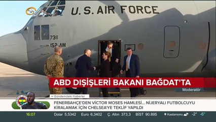 ABD Dışişleri Bakanı Bağdat'ta