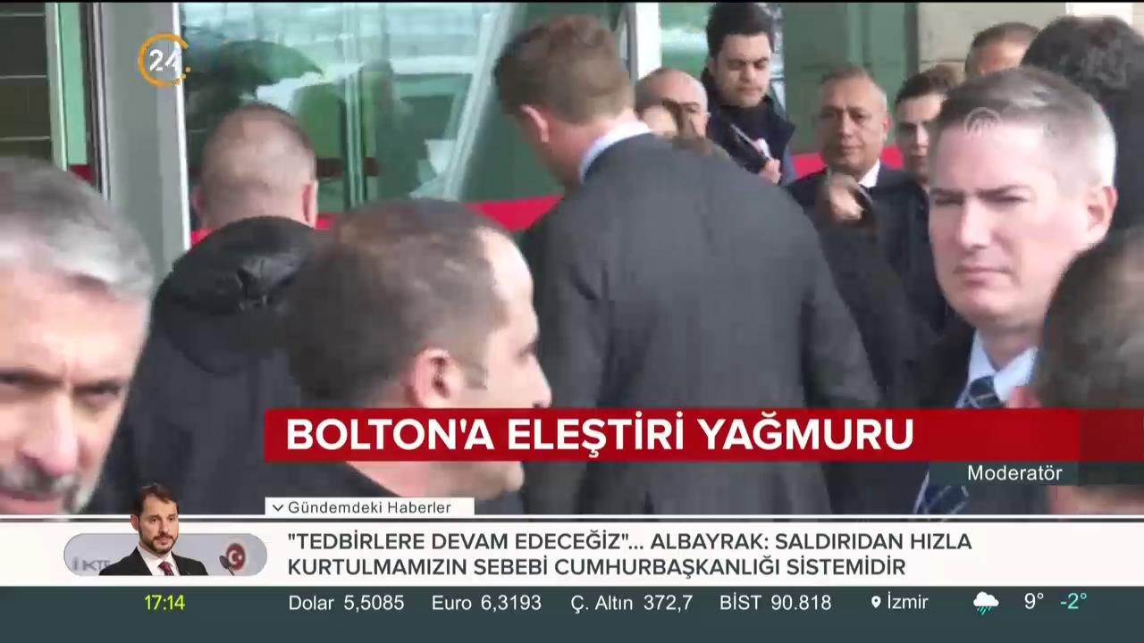 Bolton'a eleştiri yağmuru