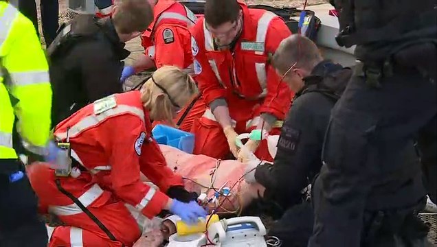 Prince William flies in for London Air Ambulance anniversary