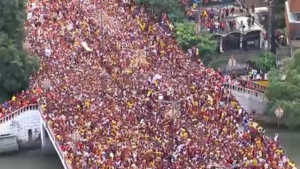 حضور میلیون‌ها تن در راهپیمایی آیینی مسیحی در فیلیپین