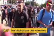 Donald Trump señala que hay crisis de inmigración en los Estados Unidos