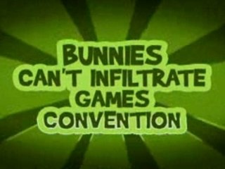 Rayman Raving Rabbids - cant infiltrate games convention