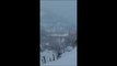 Report Tv-Masivi i dëborës bllokon rrugën Korçë-Dardhë