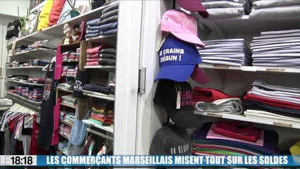 Les commerçants marseillais misent tout sur les soldes