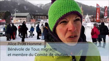 Montgenèvre : Manifestation de soutien à deux maraudeurs