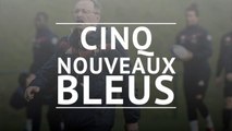 XV de France - Cinq nouveaux Bleus