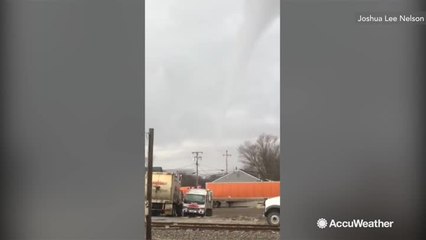 Rare January tornado touches down in Ohio