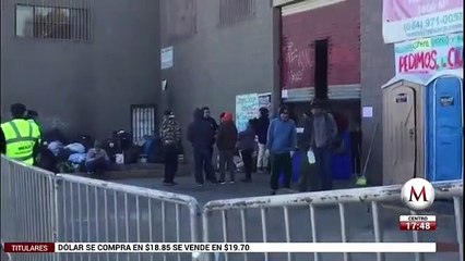 Migrantes se resisten a dejar albergue en Tijuana