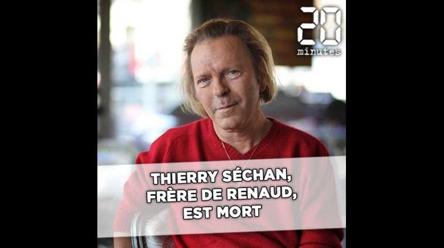 Thierry Séchan, frère de Renaud, est mort