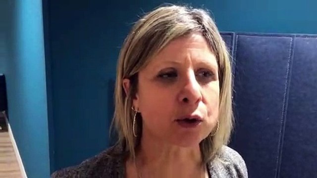 Coupe du Rhône - Martine GRANOTTIER (District Lyon et Rhône) réagit après le tirage au sort des 16èmes de finale