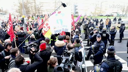 A Créteil, Emmanuel Macron n’a pas croisé son comité d’accueil