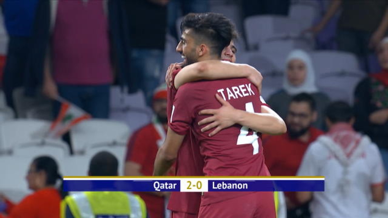 Qatar beat defiant Lebanon at Asian Cup