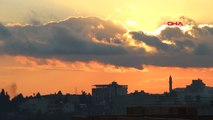 Mardin Nusaybin'de Gün Batımı Büyüledi