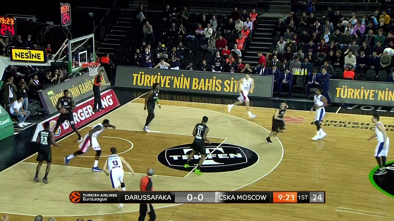 Darussafaka Tekfen Istanbul - CSKA Moscow Highlights | Turkish Airlines EuroLeague RS Round 17