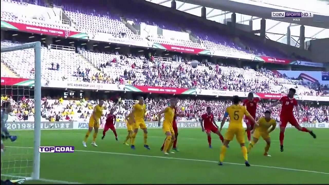 ملخص مباراة الاردن واستراليا 1-0 تألق فريق النشامى كأس الامم الاسيوية