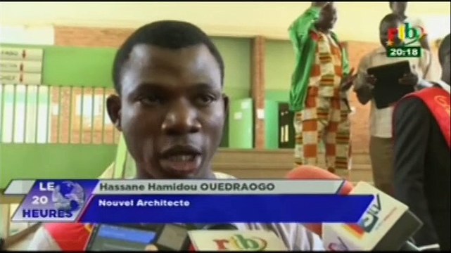 RTB/Une vingtaine de jeunes architectes viennent de prêter serment devant le Tribunal de Grande Instance de Ouagadougou
