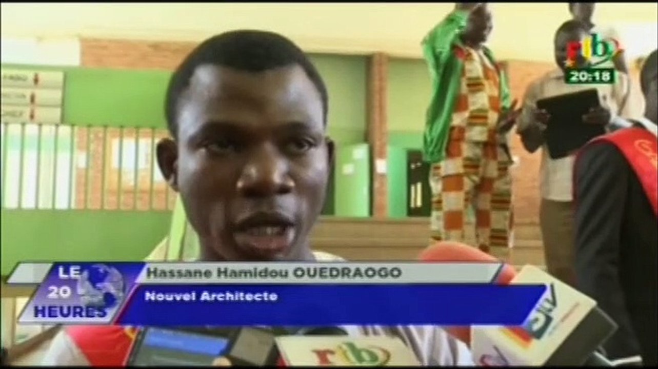 RTB/Une vingtaine de jeunes architectes viennent de prêter serment devant le Tribunal de Grande Instance de Ouagadougou