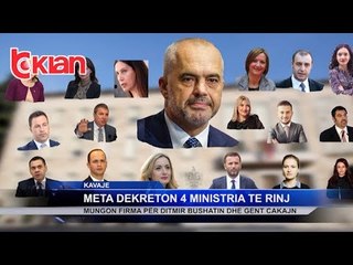Meta dekreton 4 ministra te rinj