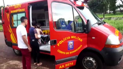 Bebê de 11 meses fica ferido após cair de rampa