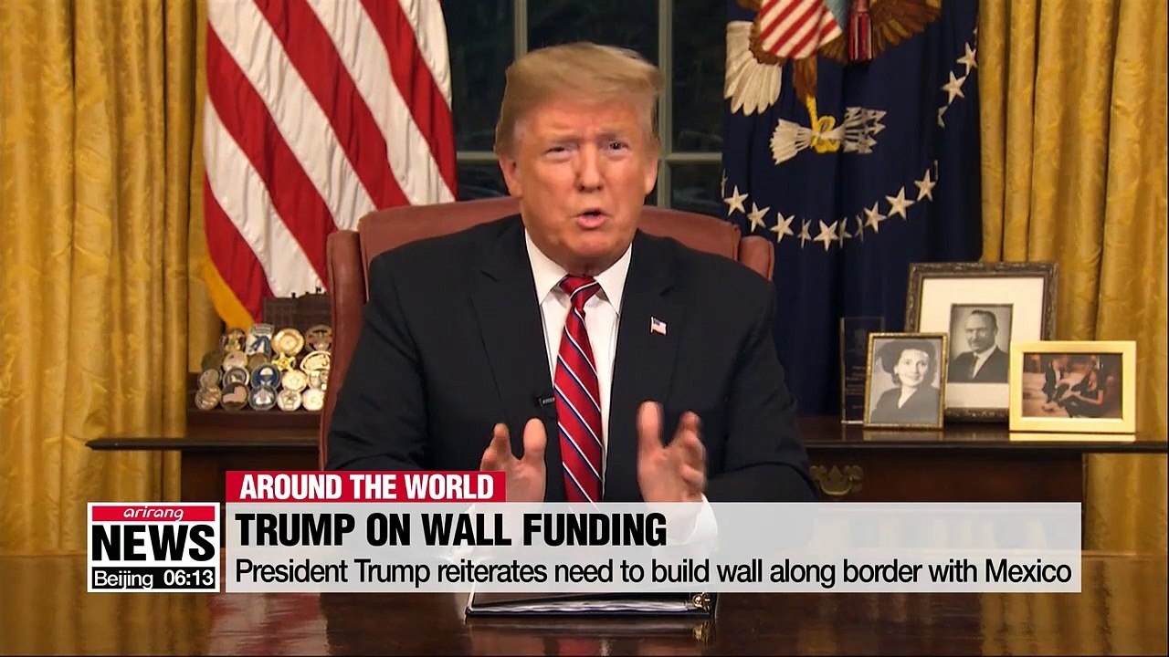 Trump reiterates need to build wall along border with Mexico