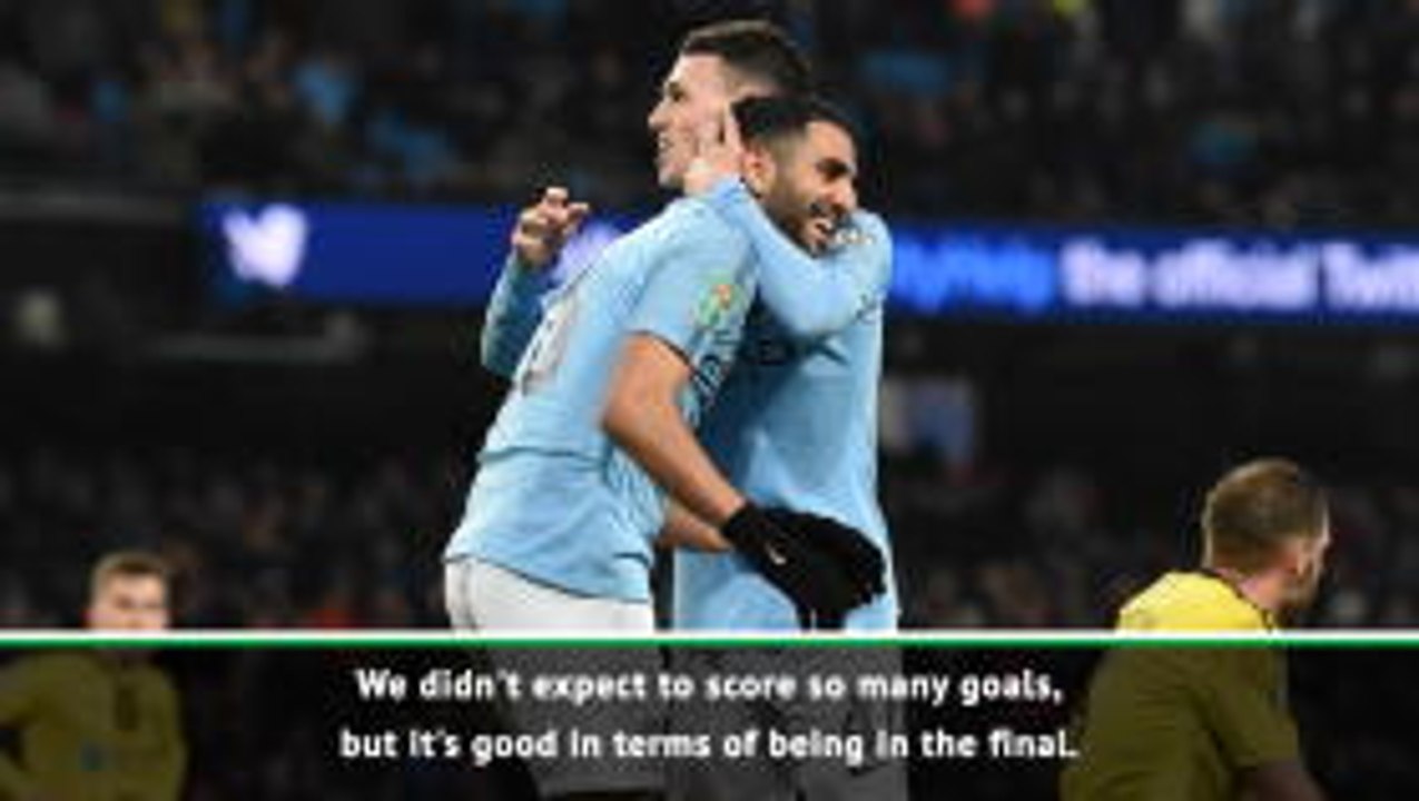I didn't expect Man City to score nine against Burton - Guardiola