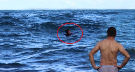 Talihsiz Koca, Karadeniz'in Buz Gibi Sularına Atlayan Eşini Çaresizce İzledi