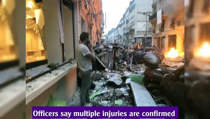 Several hurt as gas leak sparks explosion in central Paris