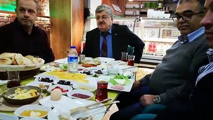 Esnaf Sanatkarlar Başkanı Ali Ayan  Soma Gazetecilerini Ağırladı