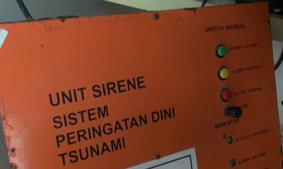 Alat Pendeteksi Tsunami Rusak
