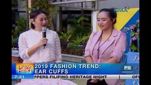 Unang Hirit: Pinausong ear cuff ni Ms. Universe 2018 Catriona Gray, trending fashion ngayon!