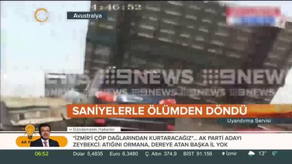 Dev trafik levhası aracının üzerine düştü