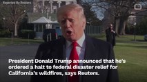 Trump Is Stopping Federal Funds For California Wildfires