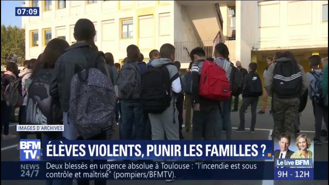 Le gouvernement envisage de couper les allocations aux parents des élèves violents