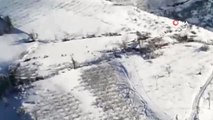 Karla Kaplı Köyde Elektrik Akımına Kapılan Vatandaş Helikopter ile Kurtarıldı