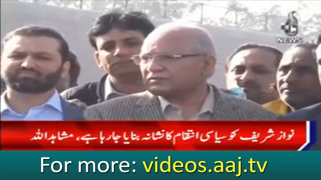Nawaz sharif targeted for political revenge: Mushahid ullah