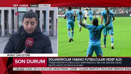 Dolandırıcılar Trabzonsporlu futbolcuyu hedef aldı