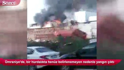 Ümraniye'deki patlama anı kamerada