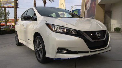 2019 Nissan LEAF e+ Walkaround at CES in Las Vegas