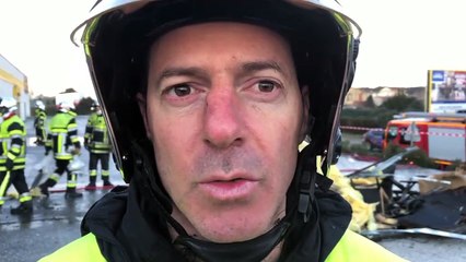 Les explications du Capitaine Arnaud Cambe