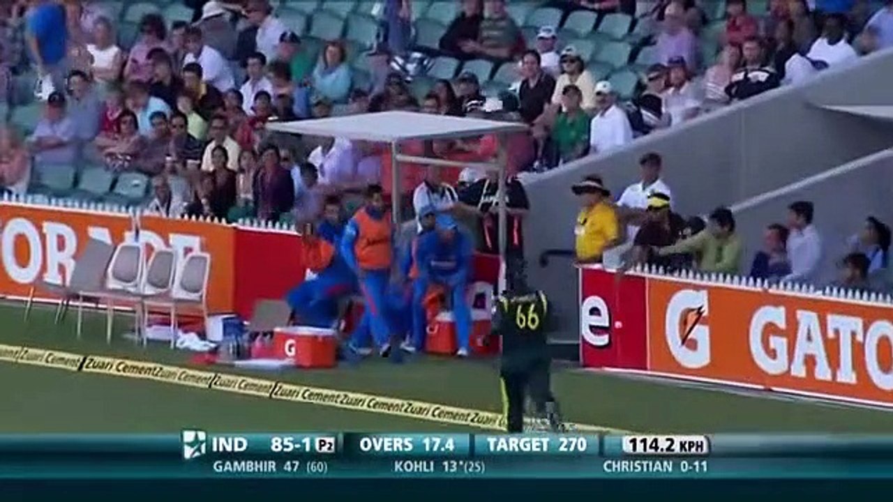 Brilliant match India vs Australia, India won the last over thriller. - YouTube