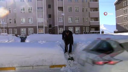 Bitlis Kar Altında! Araçlar, Çocuk Parkları, Yollar Görünmez Oldu