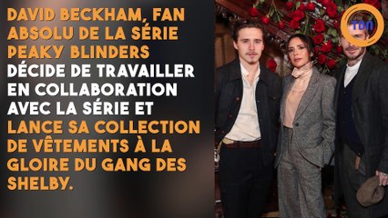 David Beckham lance sa collection de vêtements à la "Peaky Blinders" !