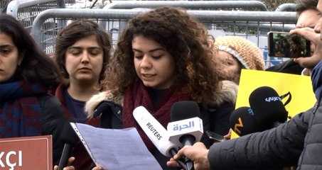 Suudi Başkonsolosluğu Önünde Cemal Kaşıkçı Eylemi