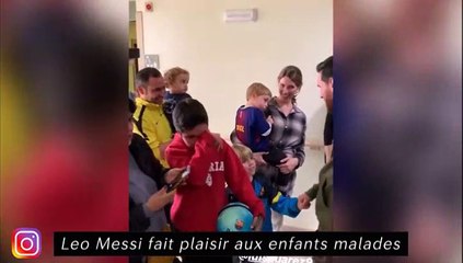 Leo Messi fait plaisir aux enfants malades, Memphis Depay fait son rap avec Aouar