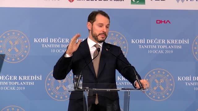 İstanbul- Berat Albayrak, Kobilere Destek Paketini Açıkladı